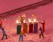 Miasto z Piasku w Kolejkowie