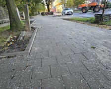 Remont chodnika na ul. Gubińskiej we Wrocławiu - 13.10.2025 r.