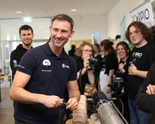 Spotkanie z polskim astronautą dr Sławoszem Uznańskim-Wiśniewskim na Uniwersytecie medycznym we Wrocławiu, 12 listopada 2025