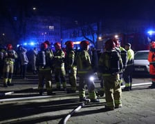 Pożar przy ul. Kruszwickiej - akcja służb