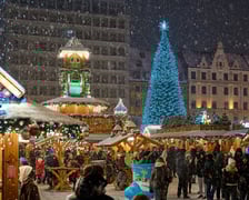 Sylwester na wrocławskim jarmarku w Rynku