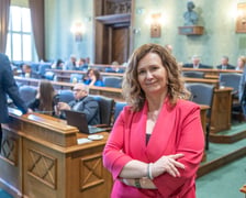 <p>Agnieszka Rybczak, przewodnicząca Rady Miejskiej Wrocławia. Zdjęcie archiwalne z 2024 roku.</p>