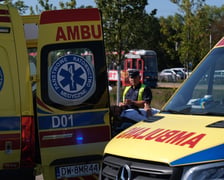 Wypadek na skrzyżowaniu ul. Kosmonautów i 11 listopada, 27.08.2026 r.