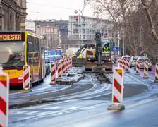 Remont torowiska na Podwalu - 04.01.2025