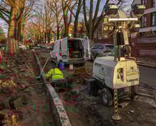 <p>Tej inwestycji poświęcaliśmy wiele uwagi, bowiem nie chodziło w niej tylko o nową nawierzchnię. Olszewskiego to piękna dębowa aleja. 100-letnie drzewa tworzą klimat Biskupina. Stanowią dużą wartość nie tylko przyrodniczą, ale i historyczną. Dlatego prace przebiegały przy udziale dendrolog&oacute;w i pod nadzorem konserwatora zabytk&oacute;w. Po odsłonięciu korzeni dębom wymieniono podłoże na odżywczy humus, dostały specjalnie przygotowaną dawkę nawozu, a przede wszystkim, po remoncie, korzenie nie są już przykryte asfaltem, jak było wcześniej.</p>