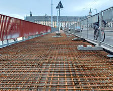 Utrudnienia na mostach Uniwersyteckich. W środę 29 stycznia betonowanie obejmie most południowy, w czwartek 30 stycznia prace będą realizowane na moście północnym.