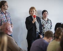 Spotkanie informacyjne w Zespole Szkolno-Przedszkolnym nr 25 przy ul. Asfaltowej poświęcone zmianom w kursowaniu autobusów po otwarciu trasy na Jagodno