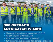 <p>Rekordowe dni wrocławskiego lotniska - liczby</p>