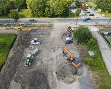 Remont torowiska na ulicy Kosmonautów. Zdjęcie z połowy czerwca