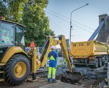 Awiaria Magistrali przed mostem Grunwaldzkim