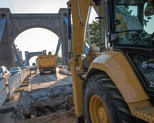 Awiaria Magistrali przed mostem Grunwaldzkim