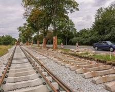 Remont torowiska na ulicy Kosmonautów