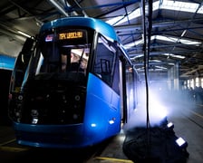 Prezentacja pierwszej zmodernizowanej Skody 19T na zajezdni Borek