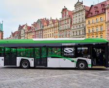 Demonstracyjny Solaris Urbino 12 Electric na wrocławskim Rynku