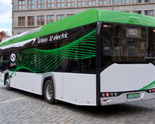 Demonstracyjny Solaris Urbino 12 Electric na wrocławskim Rynku