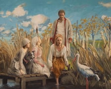 Kadr z filmu "Chłopi"