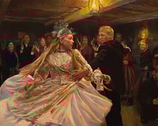 Kadry z filmu "Chłopi"