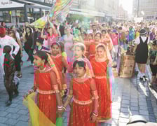 Kolorowa parada Lelenfant na ulicach Wrocławia, 29.07.2024