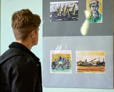 Wernisaż wystawy "Na krawędzi" w budynku UWr przy Koszarowej