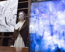 Wernisaż wystawy Dark Academia Kościoła Nihilistów w budynku po bibliotece na Szajnochy (19 października 2024)