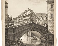 <p>Most Pod Zielonym Drzewem na Oławie Kociej, wewnętrznej fosie, kt&oacute;ry stał przy obecnym pl. Dominikańskim (w ciągu dawnej ul. Pocztowej).</p>