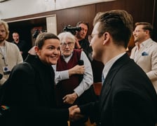 <p>Piotr Alexewicz z minister kultury i dziedzictwa narodowego Martą Cienkowską</p>