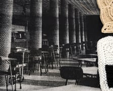 <p>Fragmenty tkaniny artystycznej, kt&oacute;ra od 29 października ozdobi ścianę w Barbarze</p>