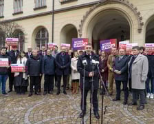Konferencja prasowa prezydenta Jacka Sutryka i Nowej Lewicy