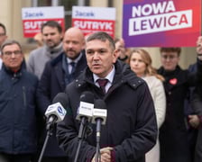 Konferencja prasowa prezydenta Jacka Sutryka i Nowej Lewicy