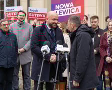 Konferencja prasowa prezydenta Jacka Sutryka i Nowej Lewicy
