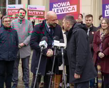 Konferencja prasowa prezydenta Jacka Sutryka i Nowej Lewicy