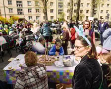 Paczki wielkanocne w domu Na Ciepłej (MOPS), 27 marca 2024 roku