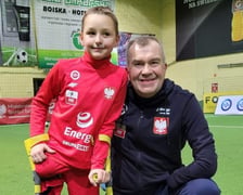 Maciej Wielebiński i trener Krzysztof Węgrzyn