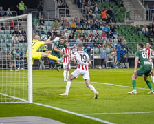 Kibice na meczu Śląska Wrocław z Cracovią na Tarczyński Arenie