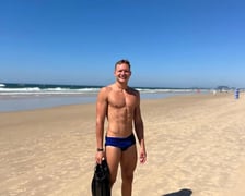 <p>Tymoteusz Świecak, zdjęcie z MŚ w sportowym ratownictwie wodnym w Australii</p>