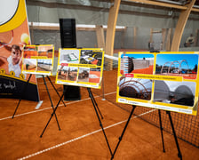 Otwarcie nowej hali tenisowej przy ul. Spiskiej - konferencja prasowa 06.02.2025 r.