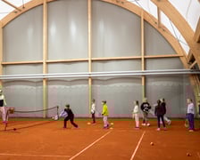 Otwarcie nowej hali tenisowej przy ul. Spiskiej - konferencja prasowa 06.02.2025 r.