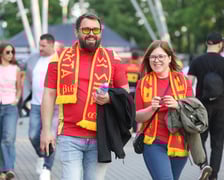 Kibice przed Stadionem Olimpijskim przed meczem Betard Sparta Wrocław - Włókniarz Częstochowa - 30 maja 2025 r.