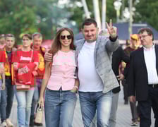 Kibice przed Stadionem Olimpijskim przed meczem Betard Sparta Wrocław - Włókniarz Częstochowa - 30 maja 2025 r.
