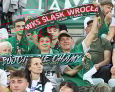 Kibice na Tarczyński Arena na meczu Śląska Wrocław z Miedzią Legnica