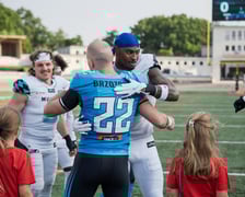 Mecz Panthers Wrocław - Munich Ravens na Stadionie Olimpijskim. Zdjęcia z meczu oraz kibiców, 16 sierpnia 2025 r.