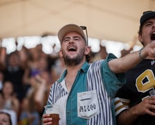 Mecz Panthers Wrocław - Munich Ravens na Stadionie Olimpijskim. Zdjęcia z meczu oraz kibiców, 16 sierpnia 2025 r.