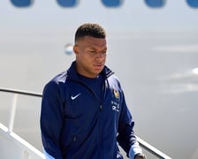 Drużyna narodowa Francji wylądowała we Wrocławiu (4 września 2025)