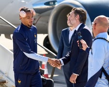 Drużyna narodowa Francji wylądowała we Wrocławiu (4 września 2025)