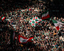 Kibice podczas meczu Śląska Wrocław na Tarczyński Arena