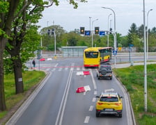 Zmiany na skrzyżowaniu Konduktorskiej z Buforową (zdjęcie z sobotniego poranka 9 maja 2026)