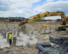 Postęp prac na odcinku trasy S8 - Kobierzyce Północ - Kobierzyce Południe.