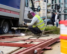 <p>Prace remontowe na skrzyżowaniu Traugutta i Krasińskiego, 13.06.2026</p>