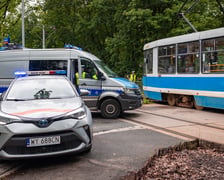 Służby na miejscu wypadku na Biskupinie 11 czerwca 2026