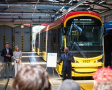 <p>Pierwszy dzień test&oacute;w tramwaju Hyundai Rotem 141N. Wrocław, 14.08.2026</p>